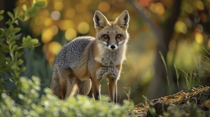 A threatened San Joaquin Kit Fox
