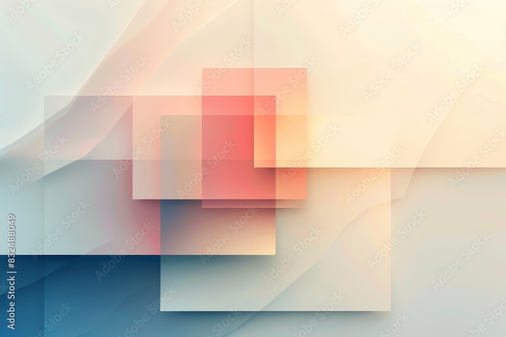 Poster modern minimalist advertising template with subtle gradients for design projects