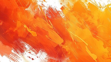 orange background with abstract brush strokes in various orange hues