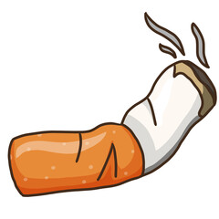 Cigarette Smoking , socia issue problem illustration