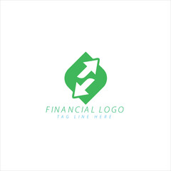 Accounting and Financial logo globe concept vector illustration
