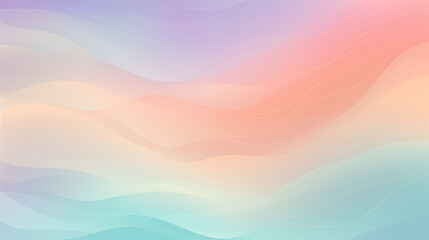 Fototapeta premium Abstract Image Pattern Background, Soft Gradient Transitions and Pastel Colors Like Peach, Texture, Wallpaper, Background, Cell Phone Cover and Screen, Smartphone, Computer, Laptop, 16:9 Format - PNG