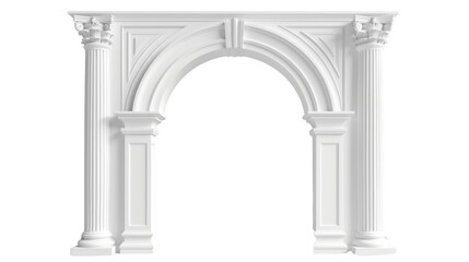 Fototapeta premium Column arch , podium architecture building