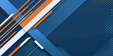 a image of a blue and orange abstract background with lines