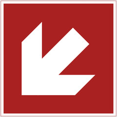 uni en iso 7010 f standard serie, fire sign, safety signs