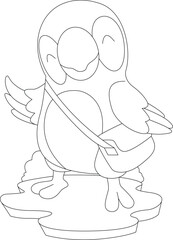 Parrot Shoulder bag Animal Vector Graphic Art Illustration