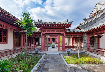 Fototapeta premium View of Rongzi winery, Xiangning County, Linfen City, Shanxi Province