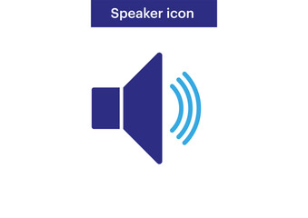 Speaker icon in vector eps 10.