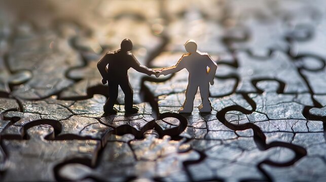 resolving corporate conflicts mediator intervening in business dispute to facilitate amicable solution conceptual illustration