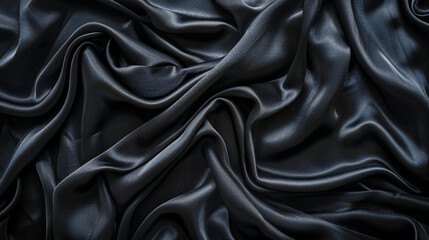 Fototapeta premium black silk satin background