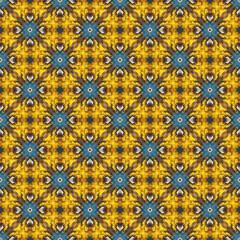 Ikat ethnic seamless pattern design. Geometric ethnic traditional design for background, wallpaper, carpet, clothing, batik, textile, embroidery, sarong