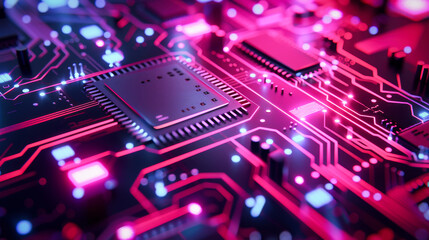 Fototapeta premium Generic digital technology background