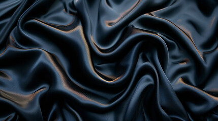 Obraz premium black silk satin background