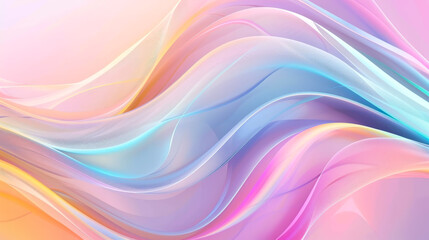 Colorful rainbow color gradient pride month multicolored flag background, abstract wave of colorful pastel art.