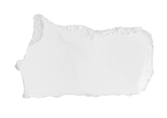 a white piece of paper on an isolated white background
