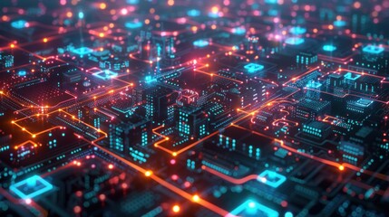 Obraz premium digital background