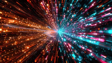 Naklejka premium Digital backdround ideal for technological operations, neural networks