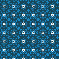 Elegant decorative floral pattern vector design. Colorful floral pattern suitable for background, texture, fabric, wrapping, textile, clothing, print or others.