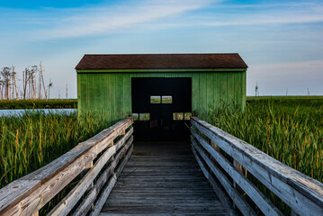Bird Blind, Blackwater National Wildlife Refuge, Maryland USA