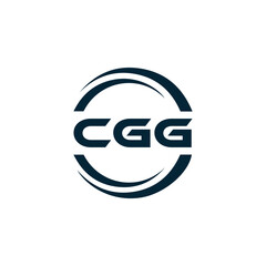 CGG logo. C G G design. White CGG letter. CGG, C G G letter logo design. C G G letter logo design in FIVE, FOUR, THREE, style. letter logo set in one artboard. C G G letter logo vector design.