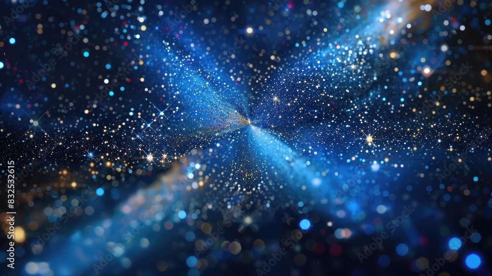 Poster A mesmerizing view of a space filled with countless stars. Perfect for astronomy or science-related projects