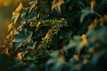 Detailed view of leaves on a tree, suitable for nature themes