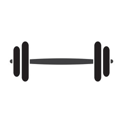 Dumbbell icon. Outline dumbbell vector icon for web design isolated on white background