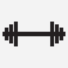 Obraz premium Dumbbell icon. Outline dumbbell vector icon for web design isolated on white background