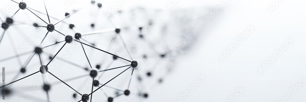 Poster close up of a string structure with many pins on it's side and a white background
