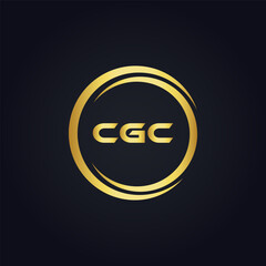 CGC logo. C G C design. White CGC letter. CGC, C G C letter logo design. C G C letter logo design in FIVE, FOUR, THREE, style. letter logo set in one artboard. C G C letter logo vector design.