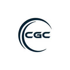 CGC logo. C G C design. White CGC letter. CGC, C G C letter logo design. C G C letter logo design in FIVE, FOUR, THREE, style. letter logo set in one artboard. C G C letter logo vector design.