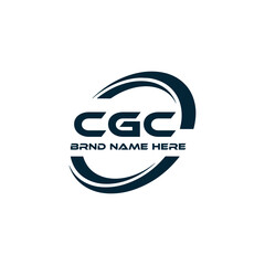 CGC logo. C G C design. White CGC letter. CGC, C G C letter logo design. C G C letter logo design in FIVE, FOUR, THREE, style. letter logo set in one artboard. C G C letter logo vector design.