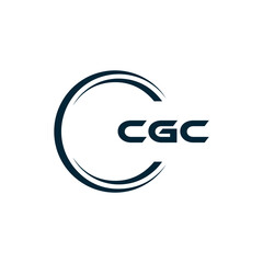 CGC logo. C G C design. White CGC letter. CGC, C G C letter logo design. C G C letter logo design in FIVE, FOUR, THREE, style. letter logo set in one artboard. C G C letter logo vector design.