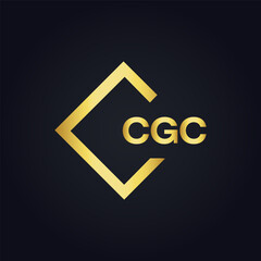 CGC logo. C G C design. White CGC letter. CGC, C G C letter logo design. C G C letter logo design in FIVE, FOUR, THREE, style. letter logo set in one artboard. C G C letter logo vector design.