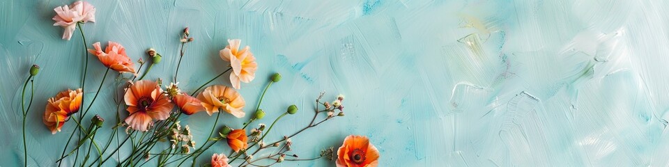 Pastel Harmony of Diverse Flowers