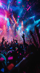 Crowd of people at concert