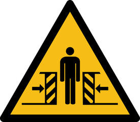 danger sign, uni en iso 7010 w, international caution sign, yellow 7010w triangle