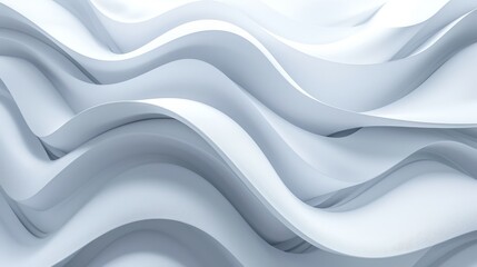 Obraz premium grayscale 3d wave background with elegance.