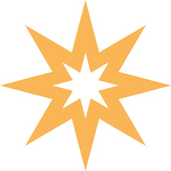 Sparkling Star Element Vector