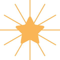 Sparkling Star Element Vector