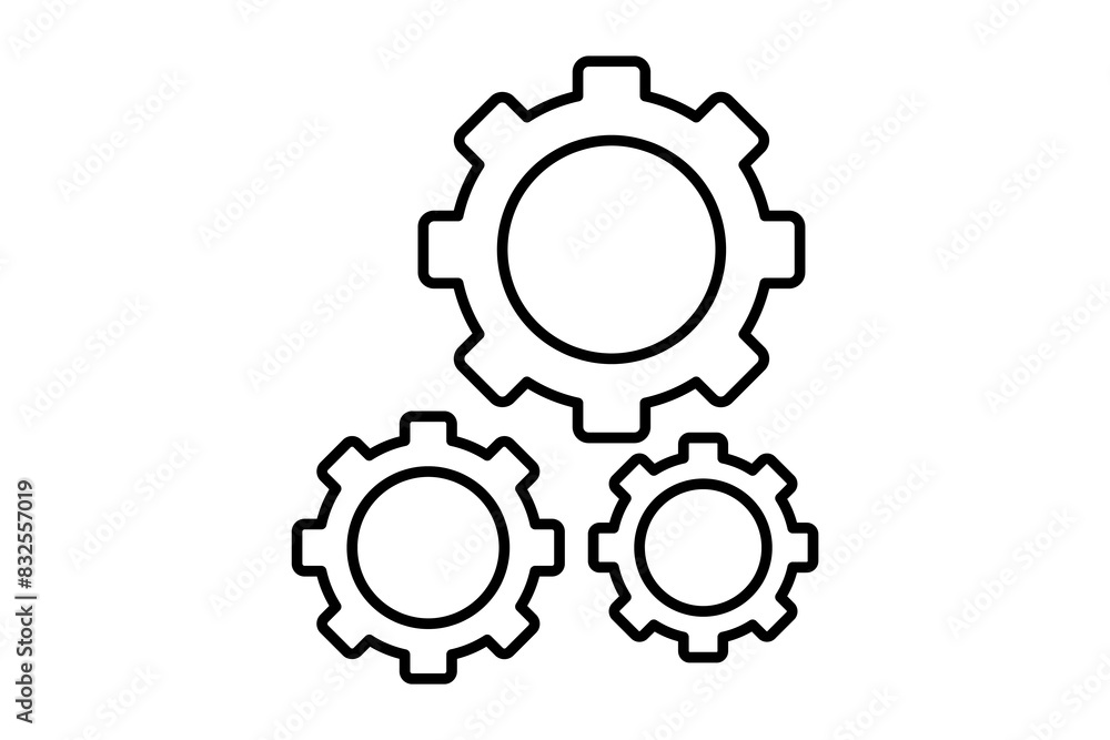 Poster settings icon. icon related to setup and setting. suitable for web site, app, user interfaces, print