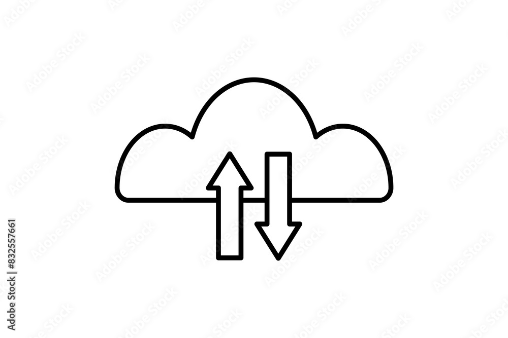 Poster backup and restore icon. icon related to setup and setting. suitable for web site, app, user interfa