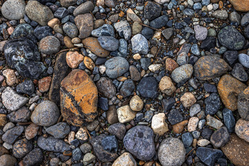 Beach pebbles