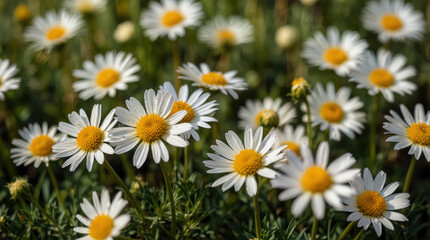 Obraz premium daisies in the garden