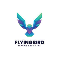 Fototapeta premium Vector bird colorful logo design