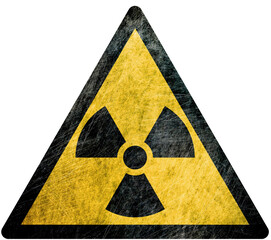 Fototapeta premium radiation hazard sign