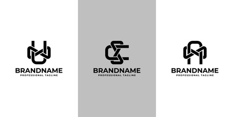 Letter A, C, and U Infinity Logo, Suitable for business related to eternity with A, C, or U initial © Prayoga