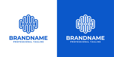 Fototapeta premium Abstract Brain Logo, suitable for any business related to brain