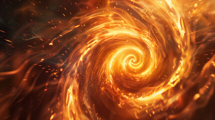 Spiral of Flames