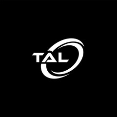 TAL LETTER LOGO WITH WHITE COLOR